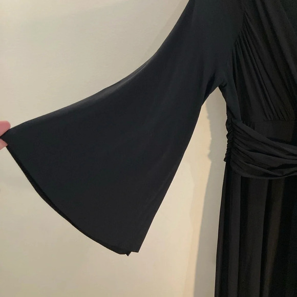 NOUGAT of LONDON Sz 5 (US 12-14) Evening Wedding Party  70s Inspired Dress - Picture 6 of 10